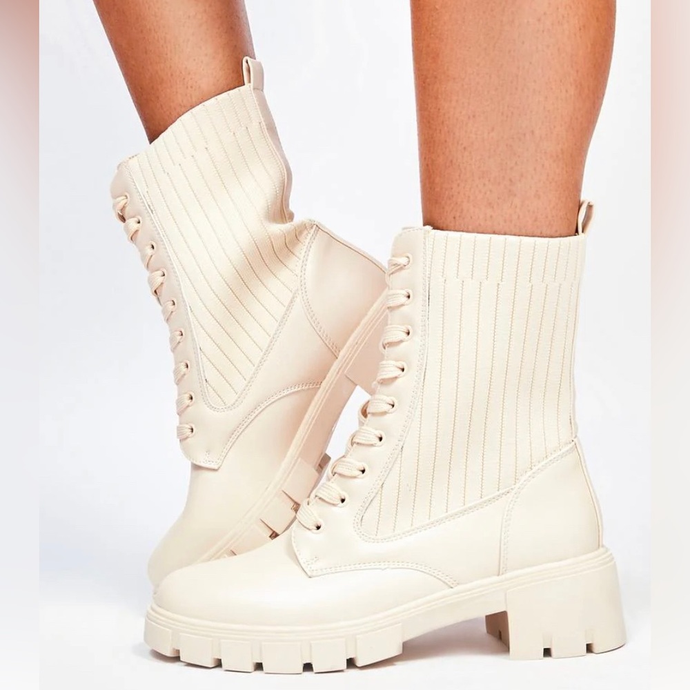 Bone The New Heir Combat Boots size 9
